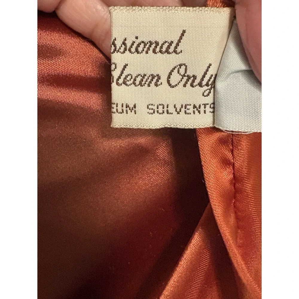 ClipperMist Vintage Brown Leather Overcoat Removable Lining Men's Size 36